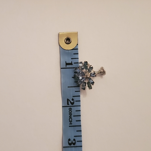 Continental Rhinestone earrings. - Picture 5 of 5